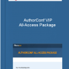 AuthorConf VIP All Access Package