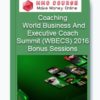 Coaching – World Business And Executive Coach Summit (WBECS) 2016 Bonus Sessions