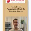 Justin Cener – Personalized Print On Demand Course