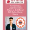 Patrick Dang – Lead Generation Machine: Cold Email B2B Sales Master Course