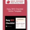 Easy SEO Checklist – Notion Template