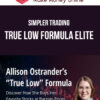 Simpler Trading – Allison Ostrander – True Low Formula Elite