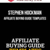 Stephen Hockman – Affiliate Buying Guide Templates