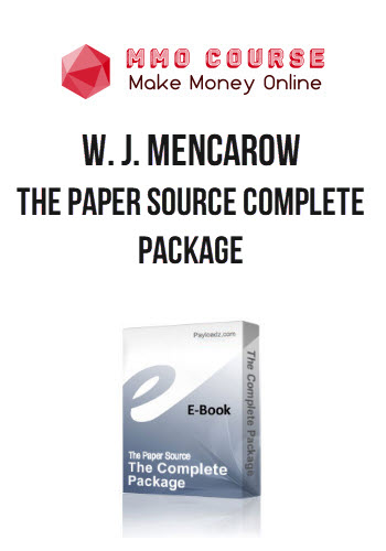 W. J. Mencarow – The Paper Source Complete Package W. J. Mencarow – The Paper Source Complete Package