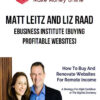 Matt Leitz and Liz Raad – eBusiness Institute (Buying Profitable Websites)