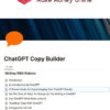 David Baer – ChatGPT Copy Builder