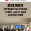 Brock Misner – Most Advanced Mastermind & Technical Local $EO Course Ever Created 2024