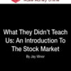 J. Minor – What They Didn’t Teach Us: An Introduction to the Stock Market