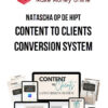 Natascha Op de Hipt – Content To Clients Conversion System
