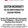 Duston McGroarty – The $5K/Month Newsletter Coaching Program