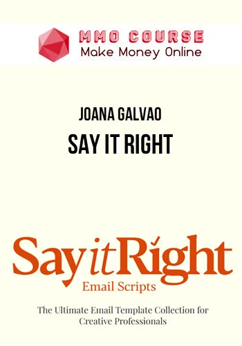 Joana Galvao – Say It Right