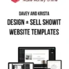 Davey and Krista – Design + Sell Showit Website Templates